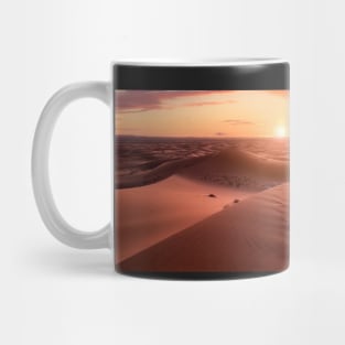 Sahara desert at sunset Mug